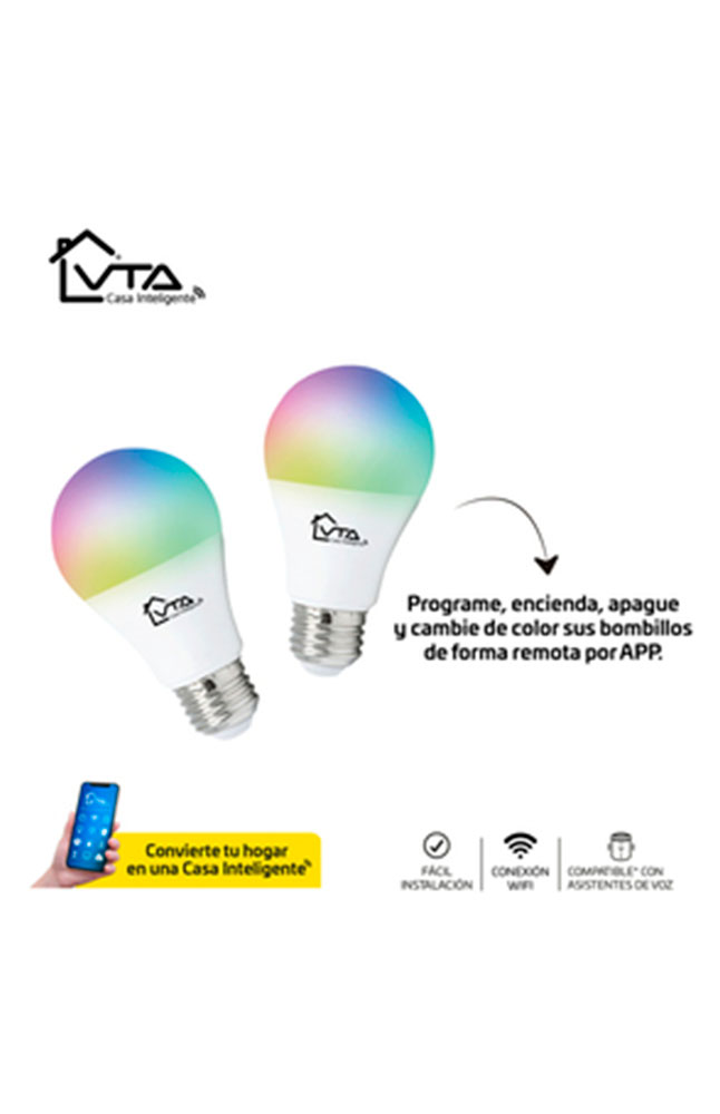 Bombillo Inteligente LED WIFI VTA
